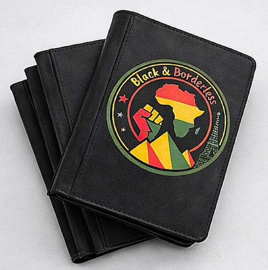 Black & Borderless Passport Cover