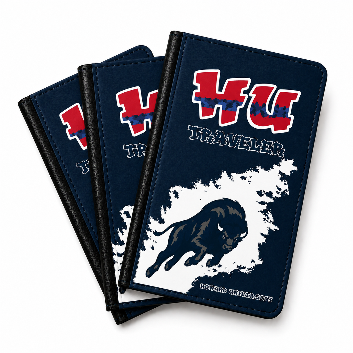 Howard University Bison Passport Cover