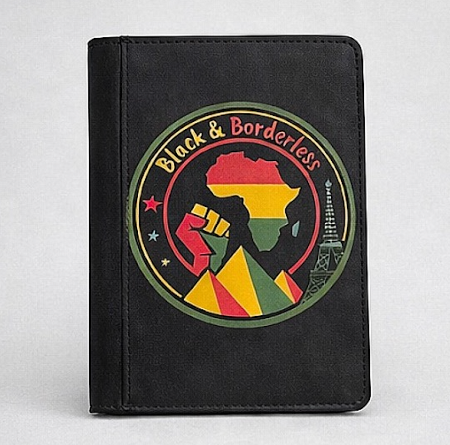 Black & Borderless Passport Cover